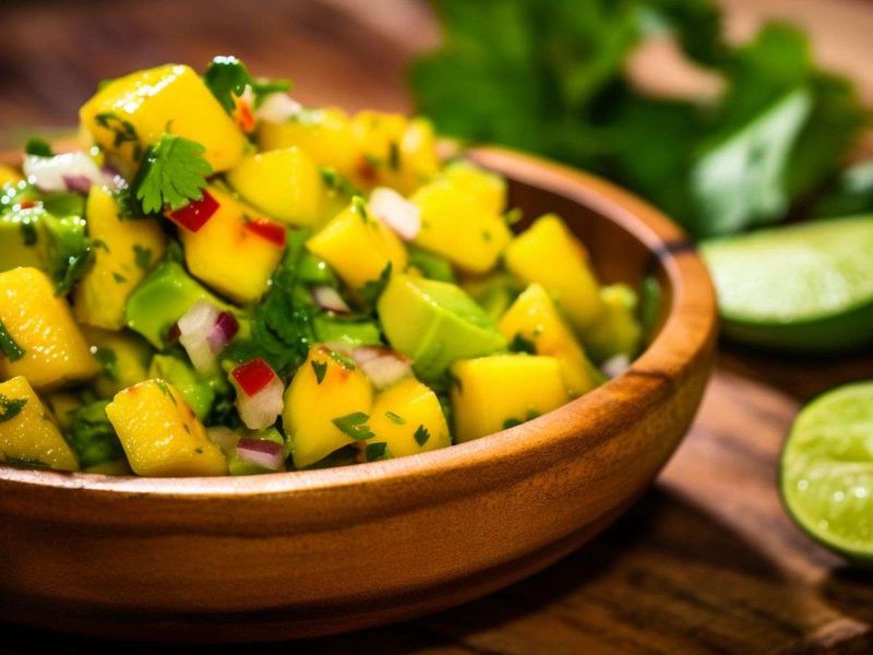 Mango Avocado Salsa Salad