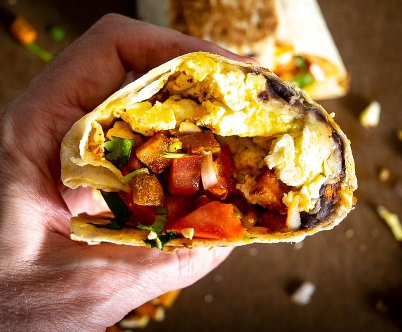 Zucchini Breakfast Burrito