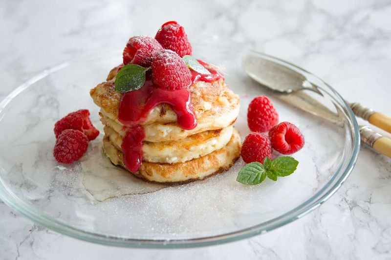 Ricotta & Cottage Cheese Pancakes