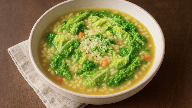 Zuppa di Riso e Porri