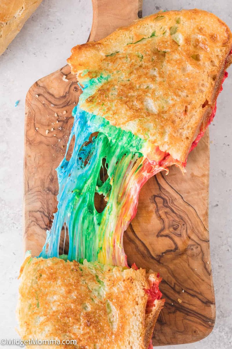 Rainbow Grilled Cheese