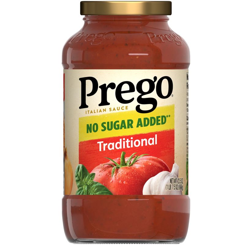 13. Prego No Sugar Added Traditional