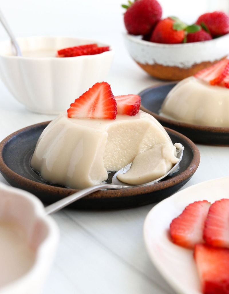 Coconut Vanilla Panna Cotta