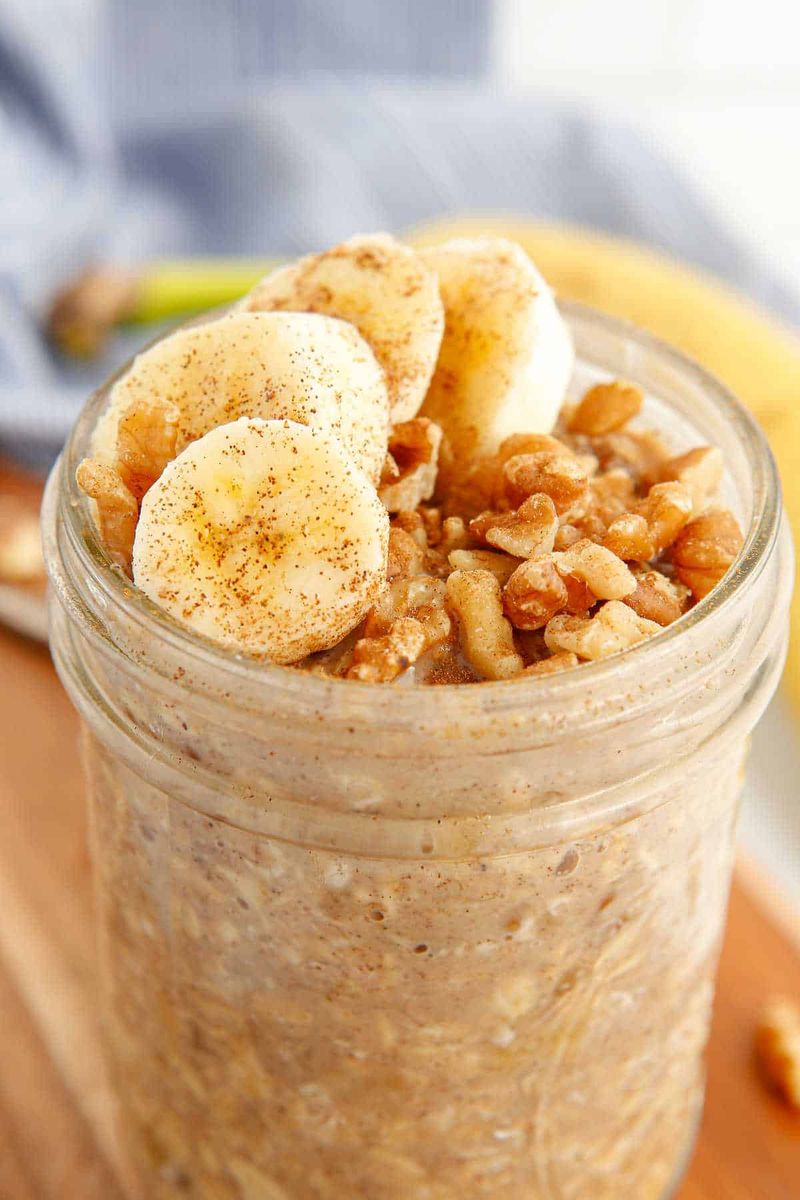 Banana Bread Overnight Oats