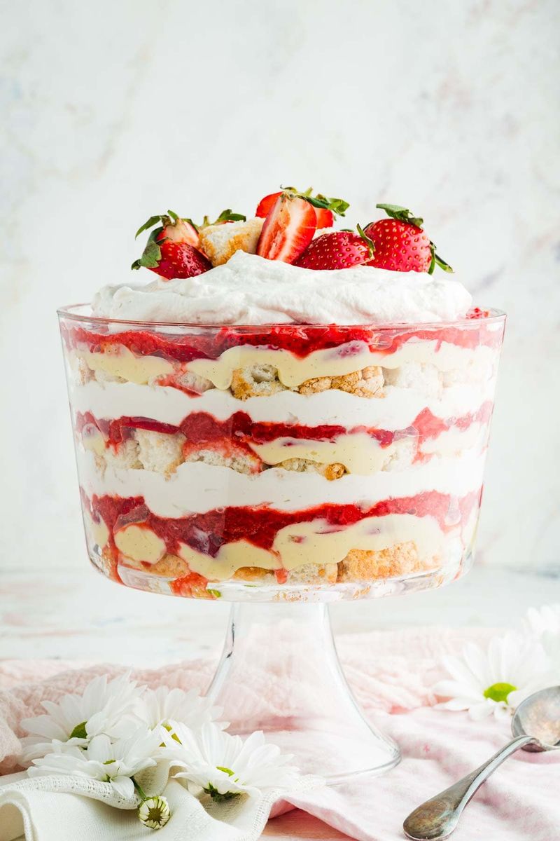 Strawberry Shortcake Trifle