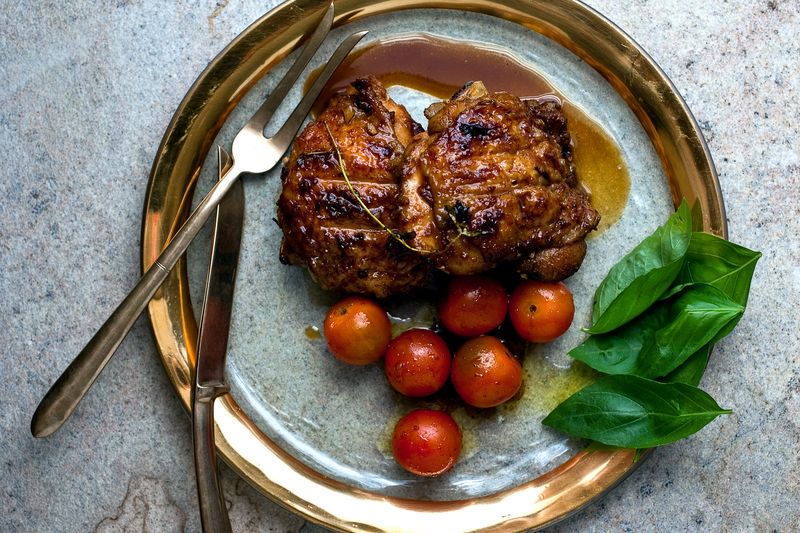 Pomegranate Glazed Chicken