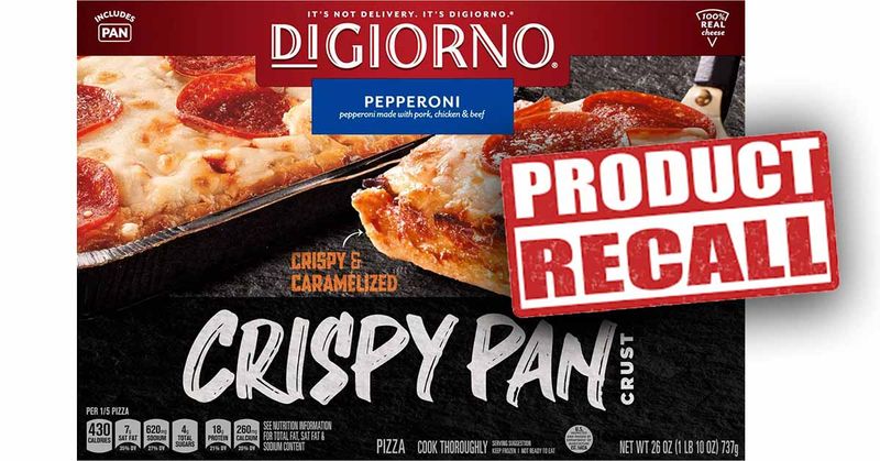 DiGiorno Crispy Pan Pepperoni Pizza – Glass Contamination
