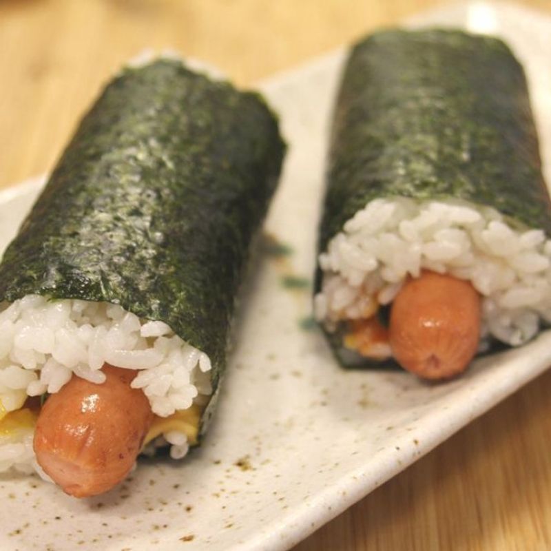 Hot Dog Sushi