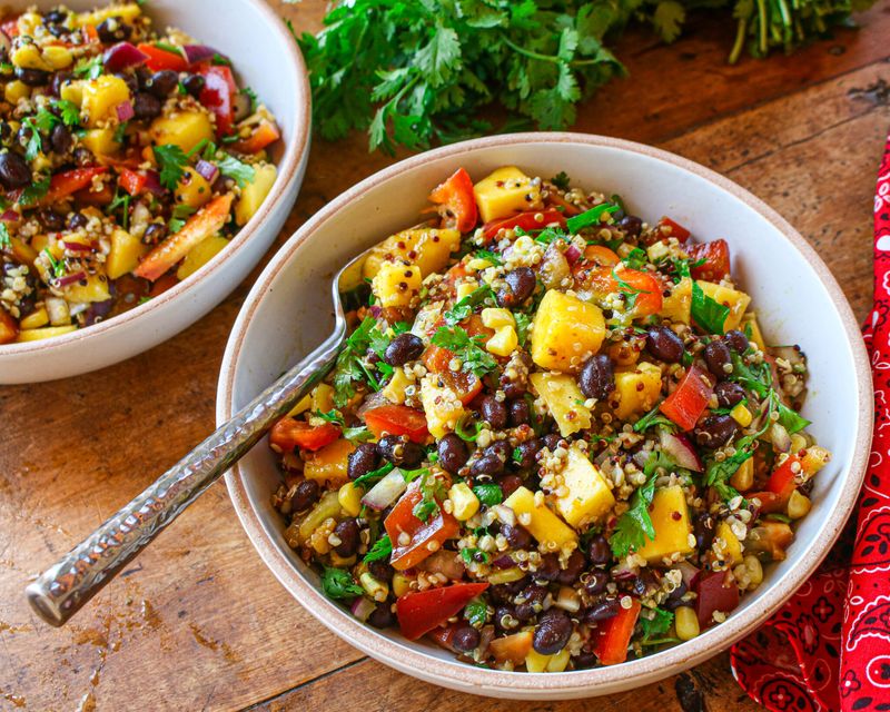 Quinoa and Black Bean Fiesta Salad