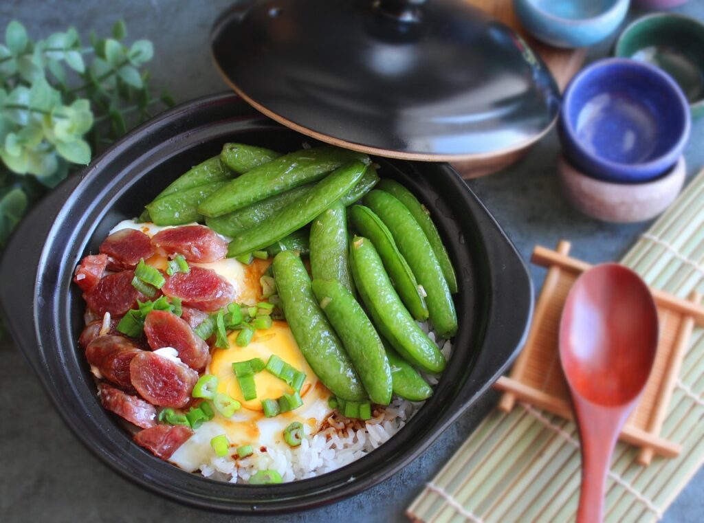 rice, bowl, food, dish, asian cuisine