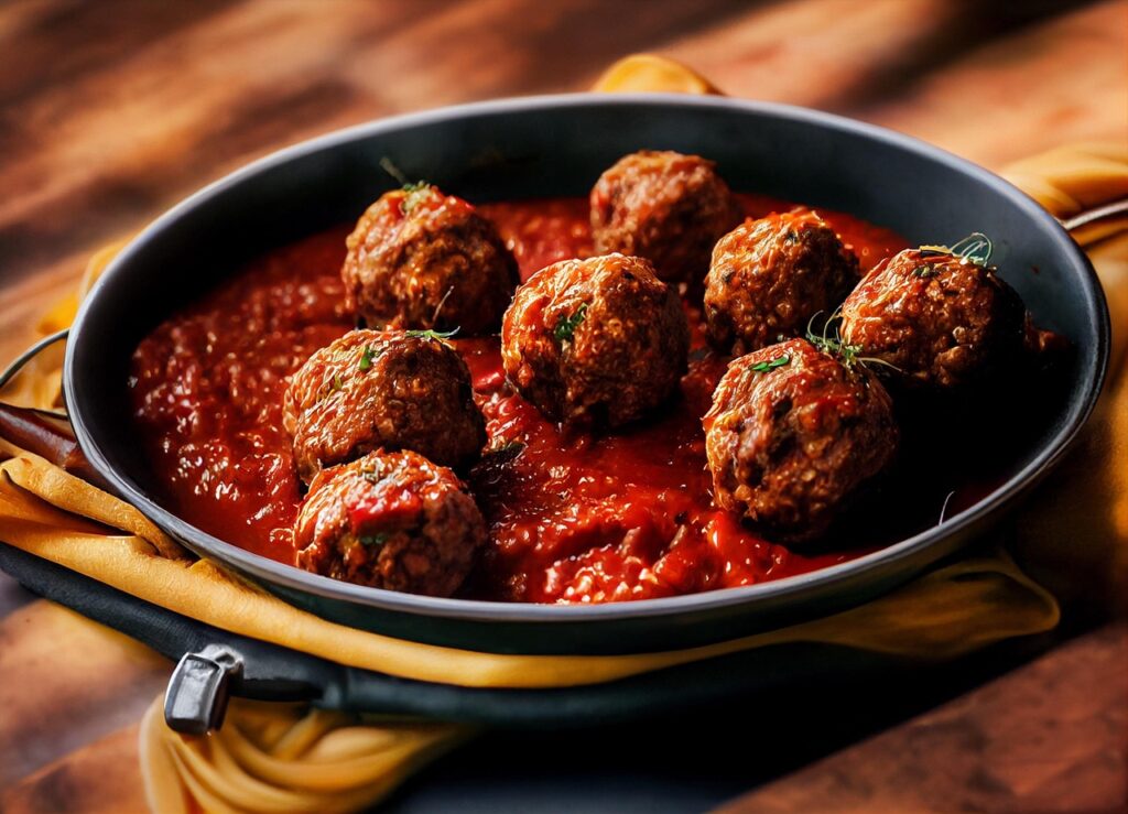 meatballs, tomato sauce, snack, food, dish, kitchen, nutrition, protein, sauce, digital art, meatballs, meatballs, meatballs, meatballs, meatballs
