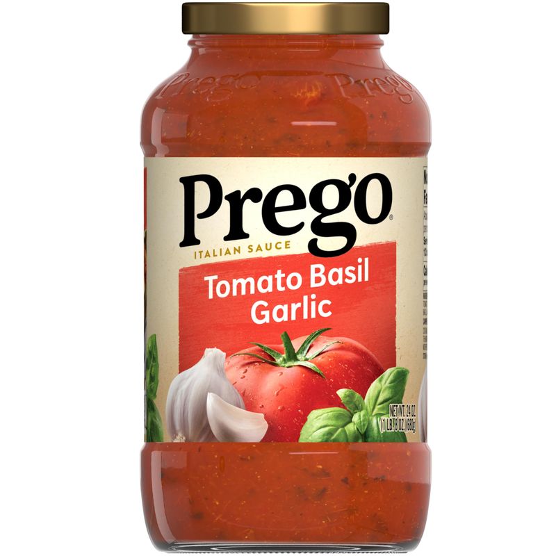 8. Prego Tomato Basil Garlic