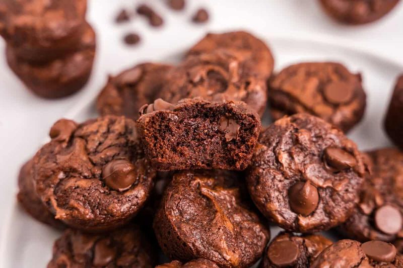 Air Fryer Brownie Bites