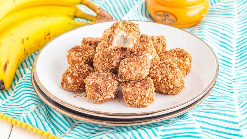 Air Fryer Banana Fritters