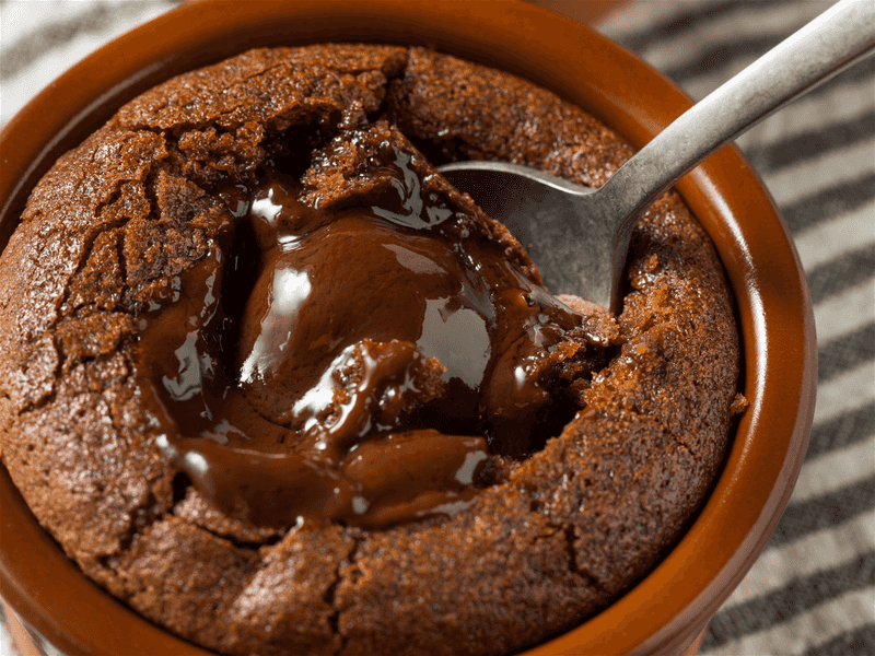 Air Fryer Lava Cake
