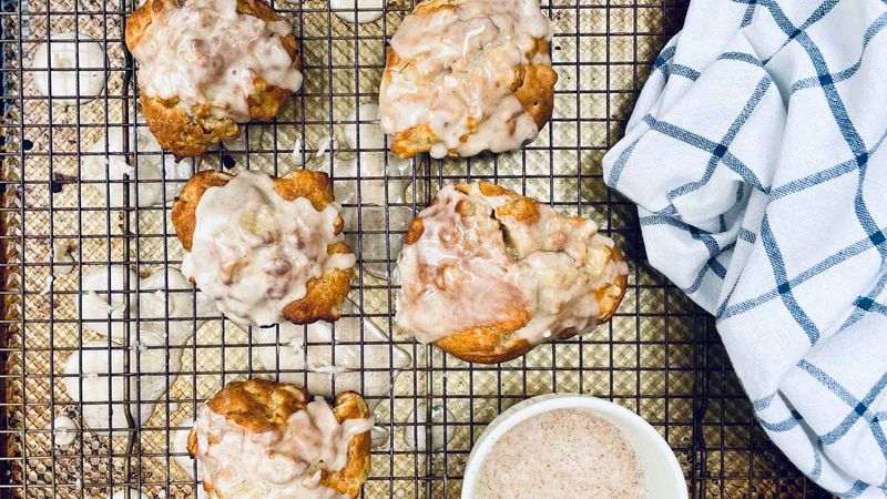 Air Fryer Apple Fritters