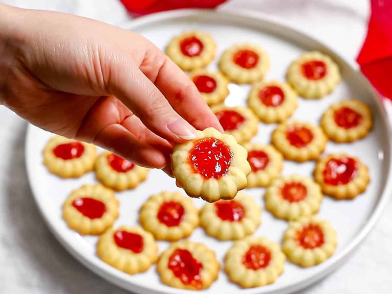 Raspberry Thumbprint Treasures