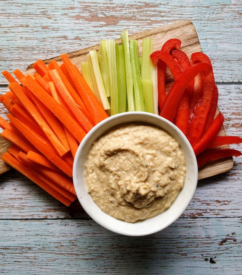 Hummus and Veggie Sticks