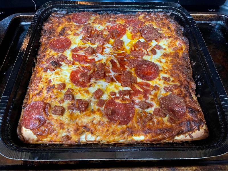 Motor City Detroit Style Double Pepperoni