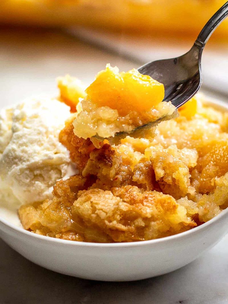 Classic Peach Cobbler Dump Cake