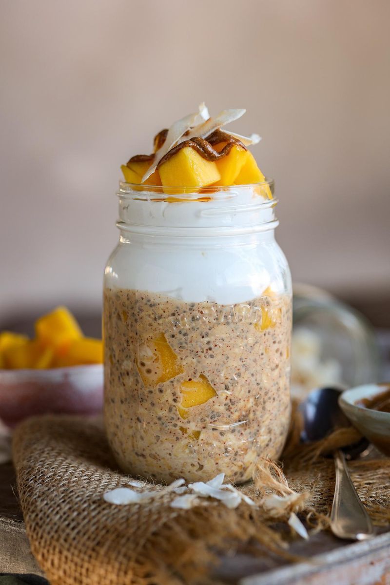Mango Coconut Oats
