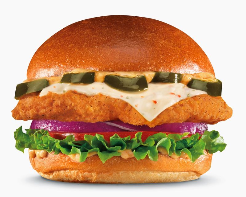 Carl's Jr. Big Chicken Fillet Sandwich
