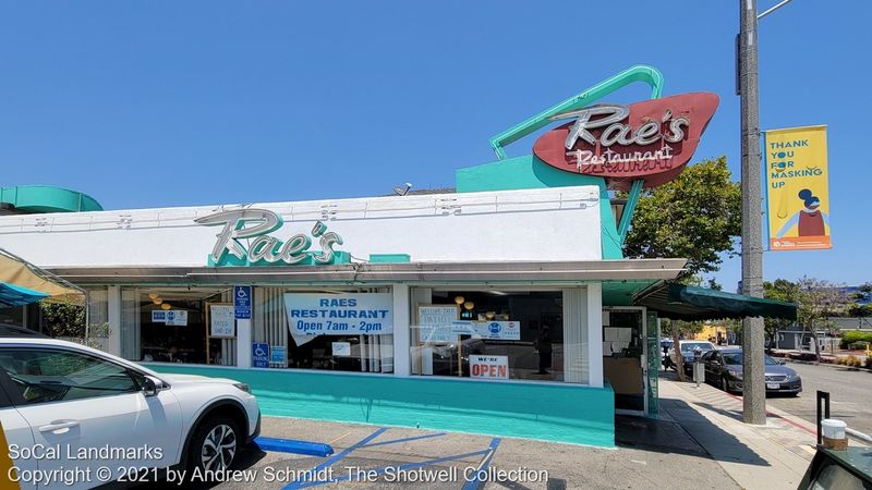 California: Rae's Restaurant – Santa Monica
