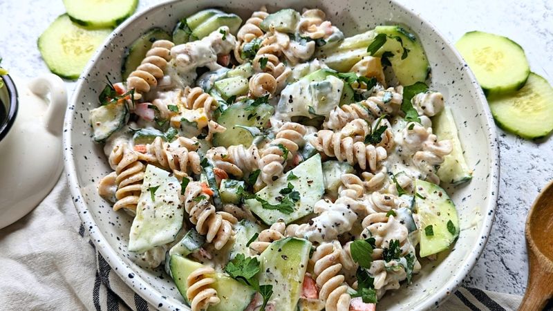 Cucumber and Dill Pasta Salad