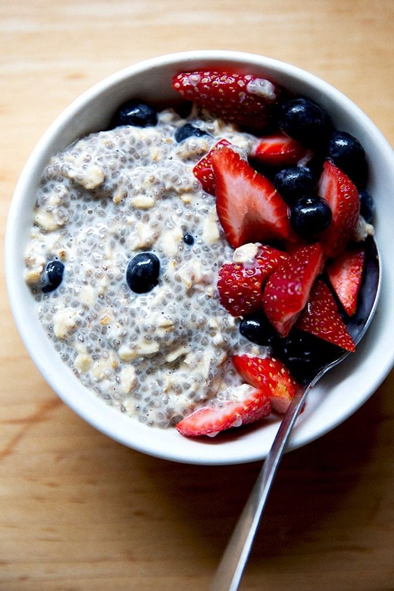 Overnight Oats with Chia Seeds