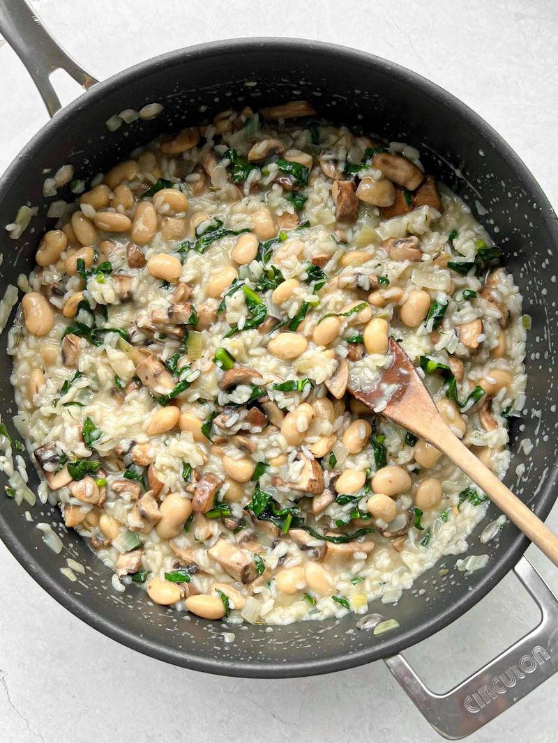 Tuscan White Bean Risotto