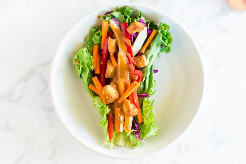 Vegetable Stir-fry Wraps