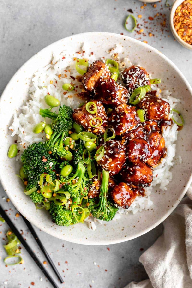 Teriyaki Salmon Bowls