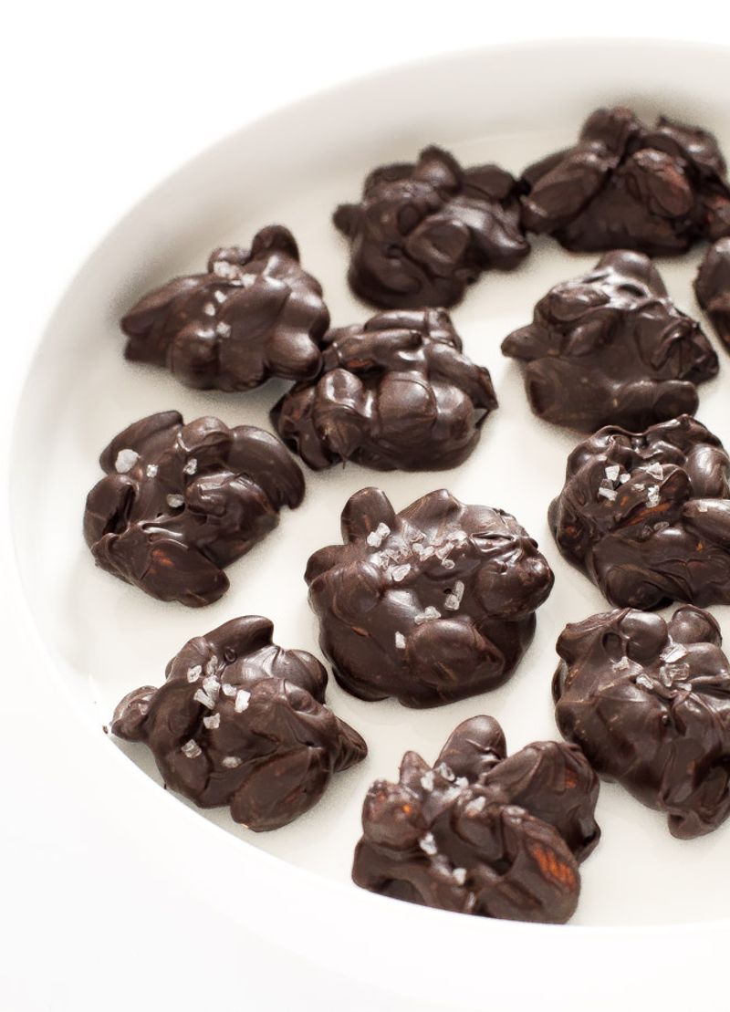 Dark Chocolate Almond Clusters