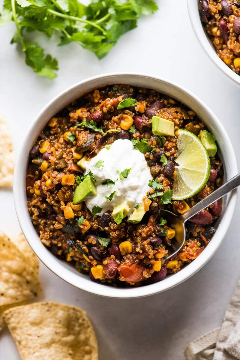Quinoa and Black Bean Chili