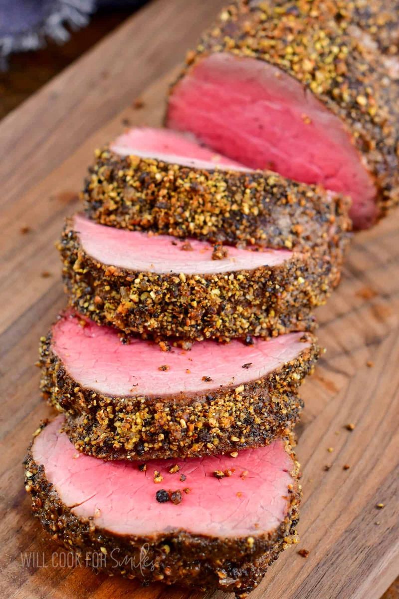 Pepper Crusted Grilled Steak