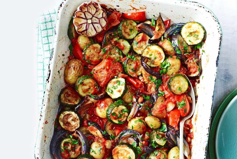 Mediterranean Veggie Casserole