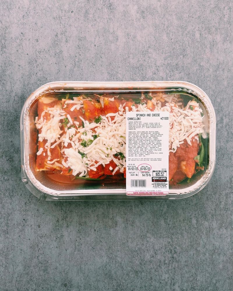 Spinach & Cheese Cannelloni