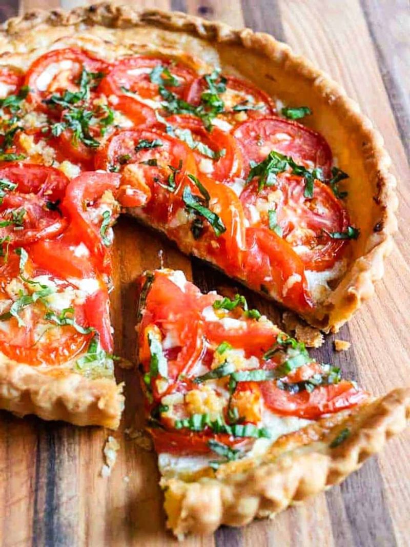 Tomato Basil Tartlets