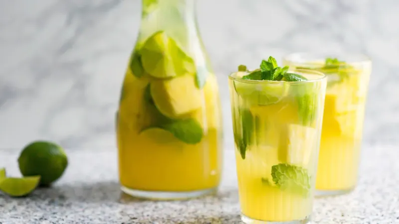 Pineapple Mint Lemonade