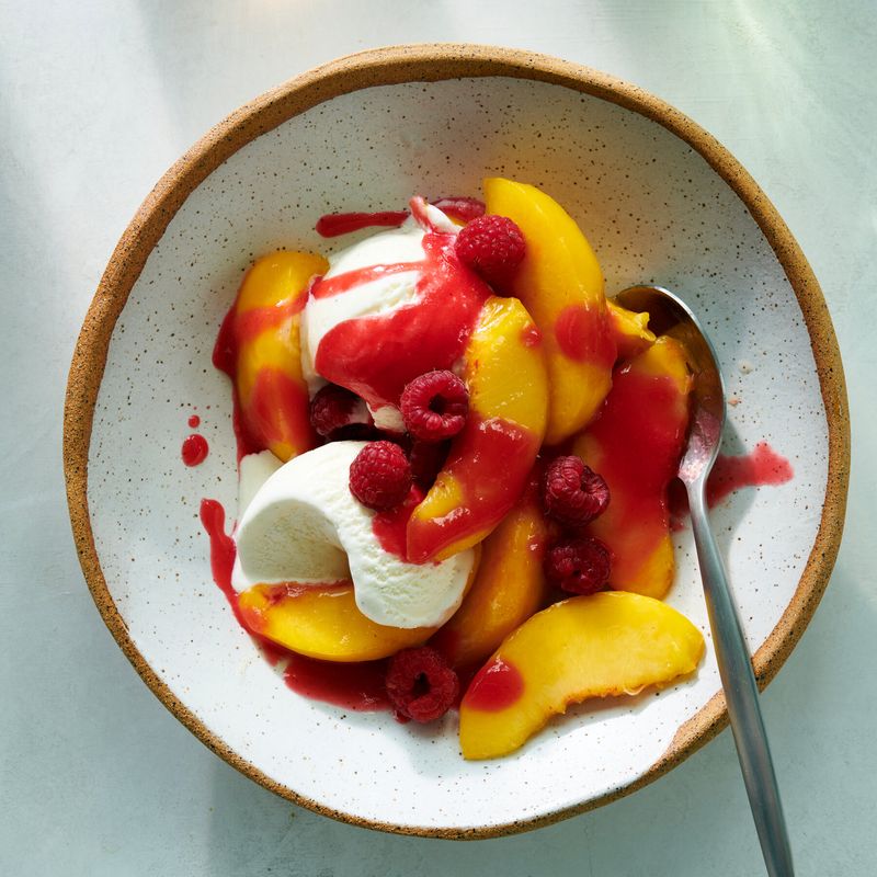 Peach Melba