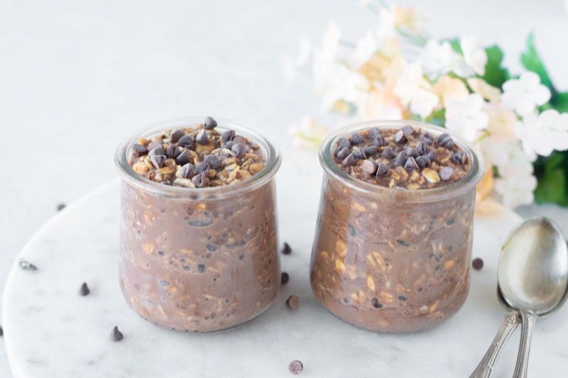 Cocoa Banana Overnight Oats