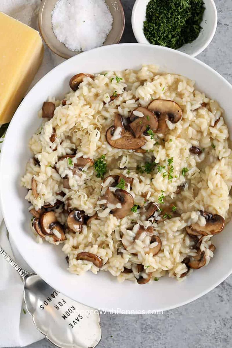 Beef and Mushroom Risotto