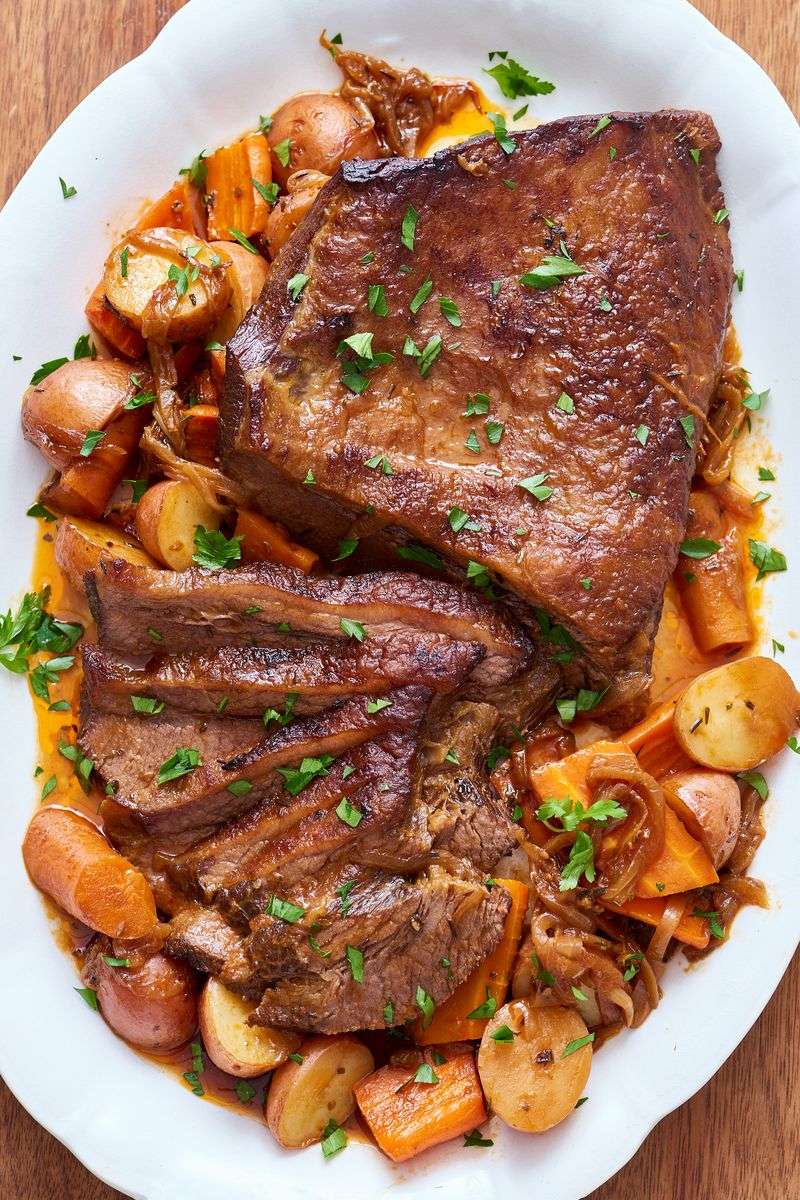 Slow-Cooked Beef Brisket