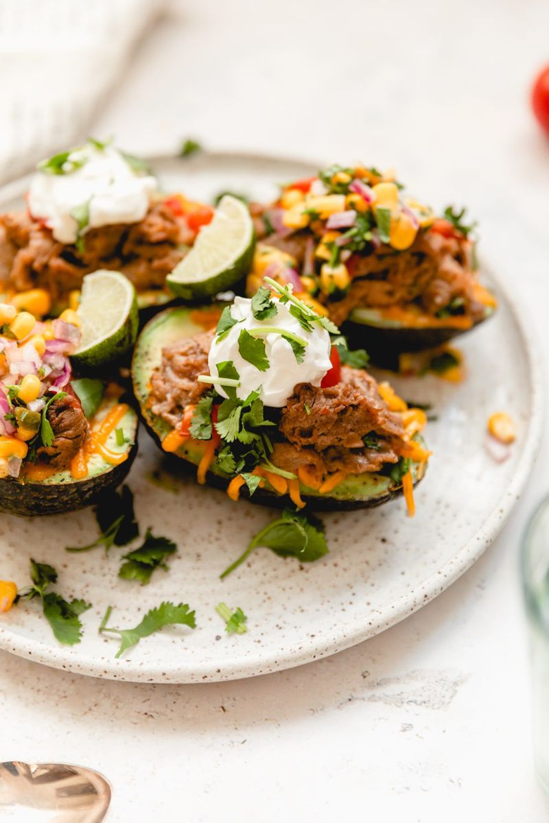 Beef-Stuffed Avocados