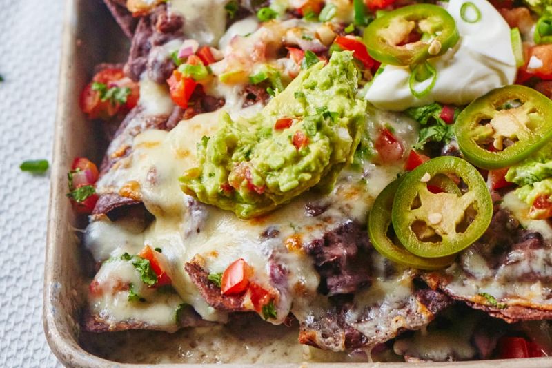 Loaded Black Bean Nachos