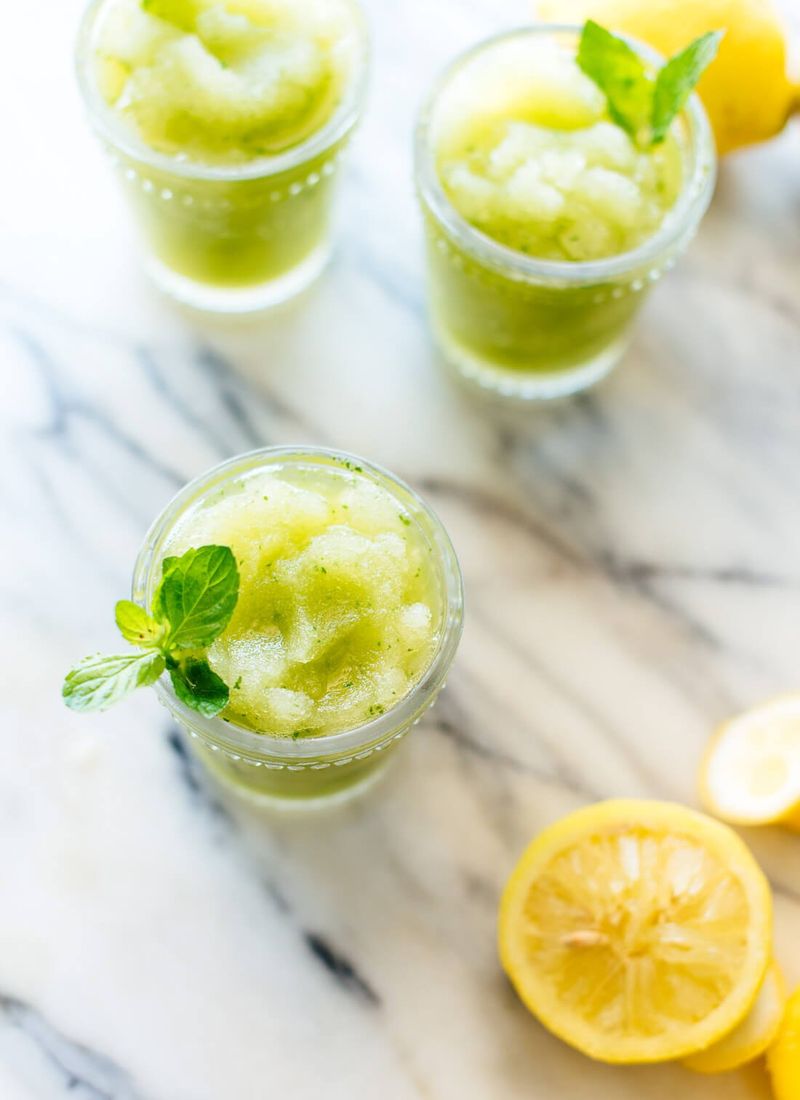 Mint Lemonade Granita