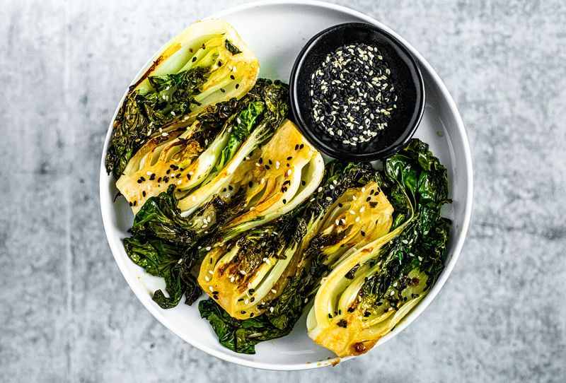 Ginger-Sesame Bok Choy Salad