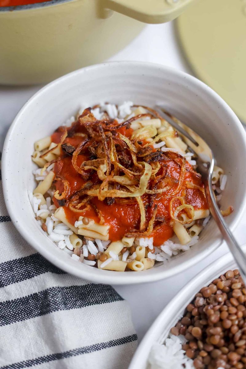 Egyptian Koshari Salad