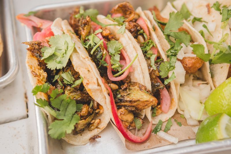 Spicy Brussels Sprout Tacos