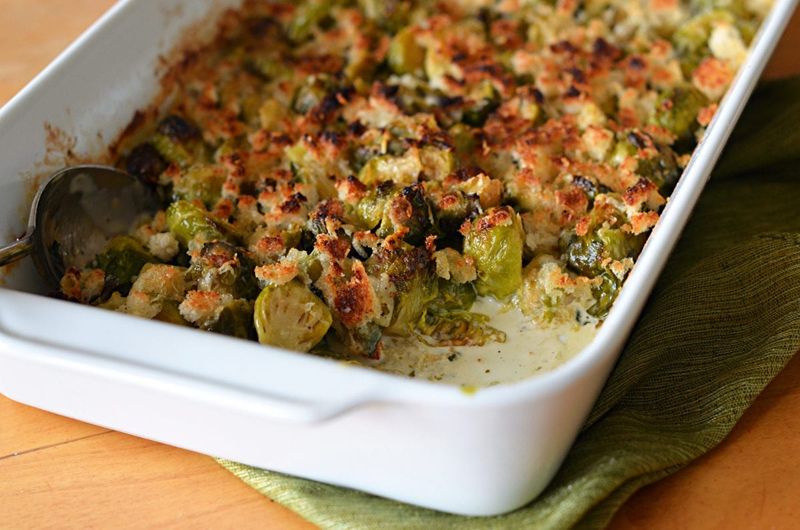 Brussels Sprout Gratin